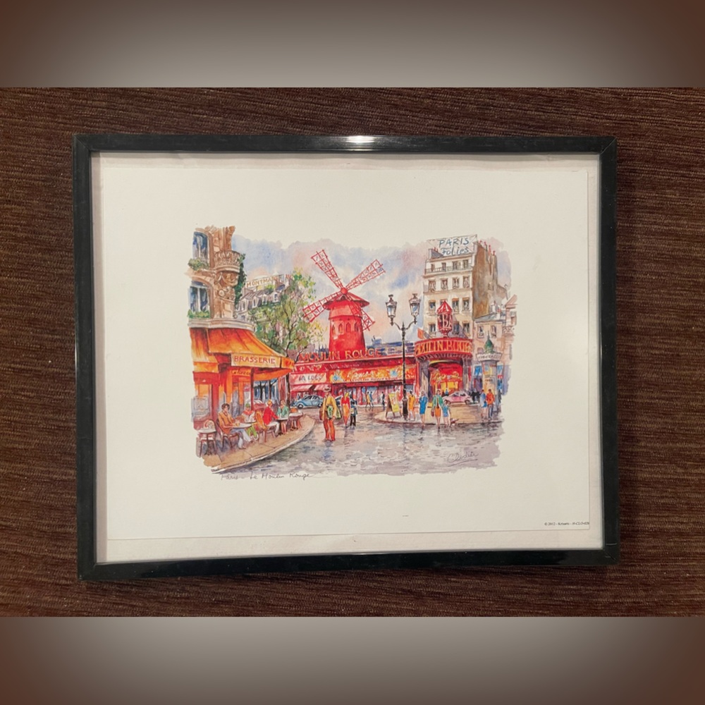 Moulin Rouge Print from Paris